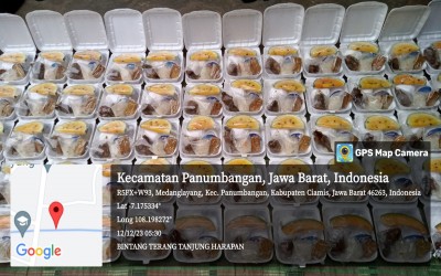 Penyaluran bantuan permakanan bagi lansia tunggal