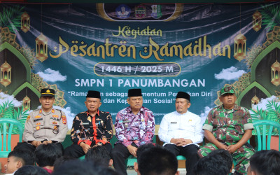 Monitoring Amaliah Ramadhan Forkopimcam bersama KUA, dan MUI Panumbangan