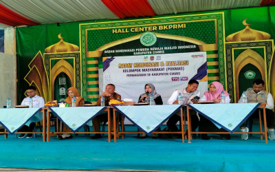 Rapat Koordinasi dan Evaluasi Pokmas Permakanan Lansia dan Disabilitas Kabupaten Ciamis Digelar di Hall Center BKPRMI