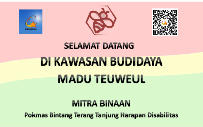 Pokmas Bintang Terang Tanjung Harapan Disabilitas Buka Tempat Budidaya Madu Teuweul di Dusun Cibodas