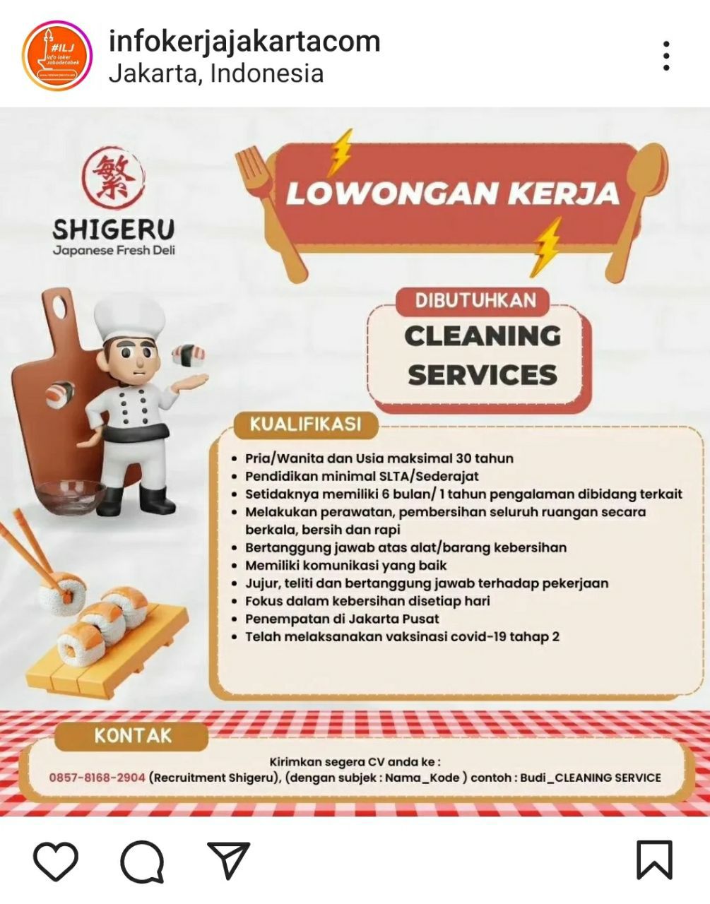 Loker Hari Ini | LPK Bintang Terang